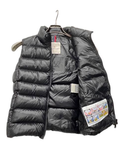 MONCLER（モンクレール）MONCLER (モンクレール) ダウンベスト ブラックの古着・服飾アイテム