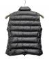 MONCLER (モンクレール) ダウンベスト ブラック：45000円
