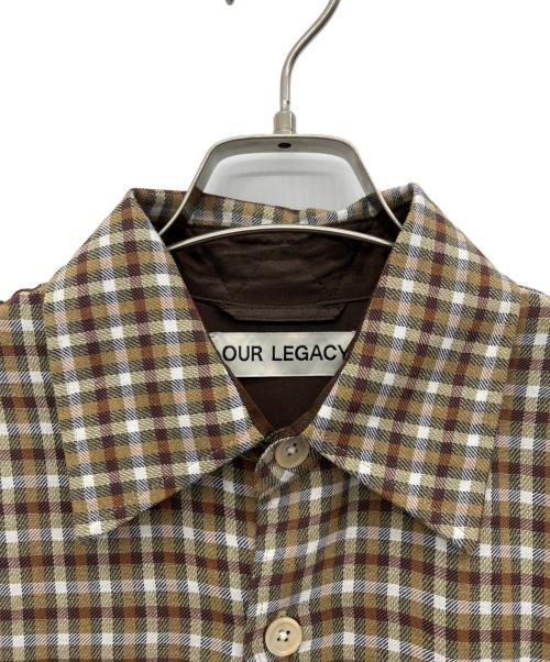 OUR LEGACY（アワーレガシー）OUR LEGACY (アワーレガシー) ABOVE SHIRT ブラウン サイズ:44の古着・服飾アイテム