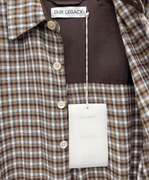 OUR LEGACY（アワーレガシー）OUR LEGACY (アワーレガシー) ABOVE SHIRT ブラウン サイズ:44の古着・服飾アイテム