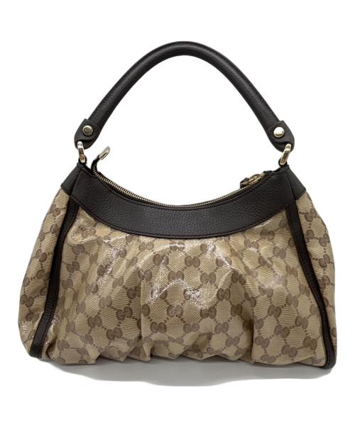 GUCCI（グッチ）GUCCI (グッチ) ハンドバッグ ベージュの古着・服飾アイテム