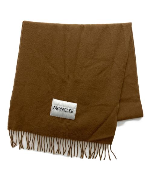 MONCLER（モンクレール）MONCLER (モンクレール) ウールマフラー ブラウンの古着・服飾アイテム