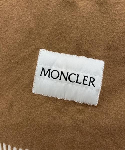 MONCLER（モンクレール）MONCLER (モンクレール) ウールマフラー ブラウンの古着・服飾アイテム
