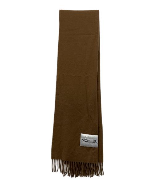 MONCLER（モンクレール）MONCLER (モンクレール) ウールマフラー ブラウンの古着・服飾アイテム