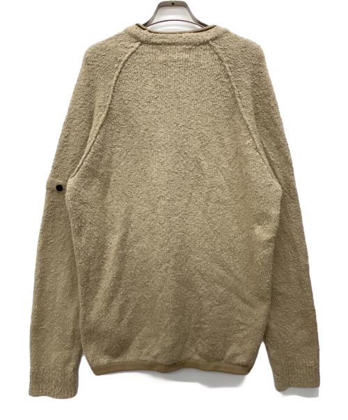 STONE ISLAND（ストーンアイランド）STONE ISLAND (ストーンアイランド) ラグランセーター ベージュ サイズ:Lの古着・服飾アイテム