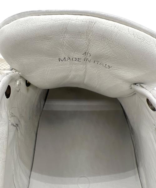 JIMMY CHOO（ジミーチュウ）JIMMY CHOO (ジミーチュウ) ローカットスニーカー ホワイト サイズ:40の古着・服飾アイテム