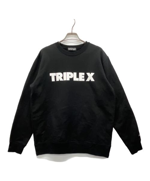 GOD SELECTION XXX（ゴッドセレクショントリプルエックス）GOD SELECTION XXX (ゴッドセレクショントリプルエックス) スウェット ブラック サイズ:Lの古着・服飾アイテム