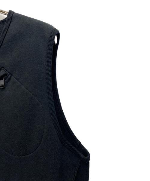 nonnative（ノンネイティブ）nonnative (ノンネイティブ) HIKER VEST COTTON SWEAT ブラック サイズ:2の古着・服飾アイテム
