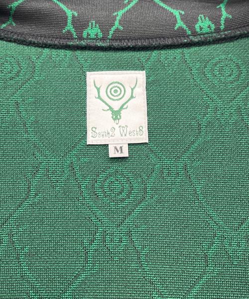South2 West8（サウスツー ウエストエイト）South2 West8 (サウスツー ウエストエイト) ジャージ ブラック×グリーン サイズ:Mの古着・服飾アイテム