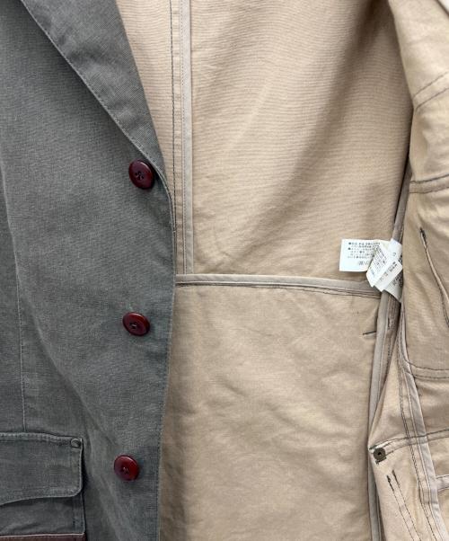 RALPH LAUREN（ラルフローレン）RALPH LAUREN (ラルフローレン) レザー切替ジャケット グリーン サイズ:3Fの古着・服飾アイテム