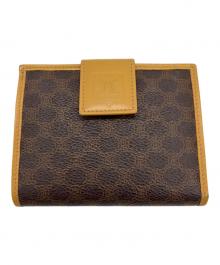 CELINE（セリーヌ）の古着「マカダム　2つ折り財布」｜ブラウン