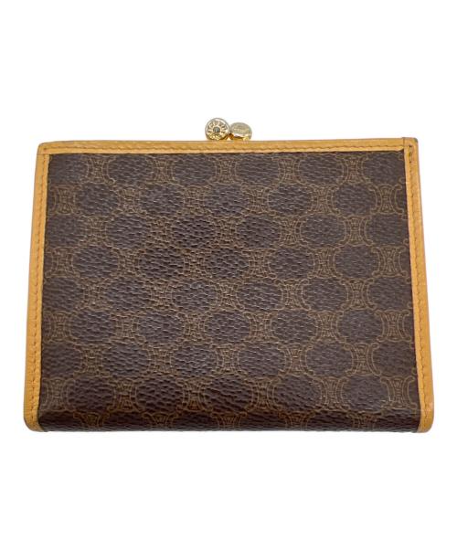 CELINE（セリーヌ）CELINE (セリーヌ) マカダム　2つ折り財布 ブラウンの古着・服飾アイテム