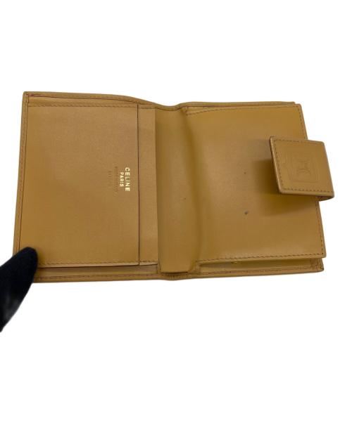CELINE（セリーヌ）CELINE (セリーヌ) マカダム　2つ折り財布 ブラウンの古着・服飾アイテム