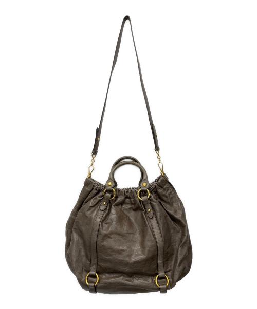 MIU MIU（ミュウミュウ）MIU MIU (ミュウミュウ) ヴィッテロリュクス グレーの古着・服飾アイテム