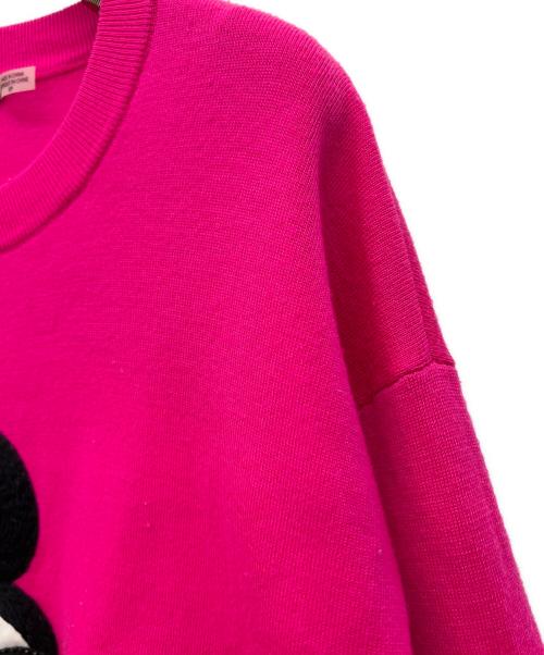 alice+olivia（アリスアンドオリビア）alice+olivia (アリスアンドオリビア) クルーネックニット ピンク サイズ:Sの古着・服飾アイテム