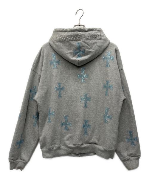 unknown（アンノウン）unknown (アンノウン) ジップパーカー グレー サイズ:Lの古着・服飾アイテム