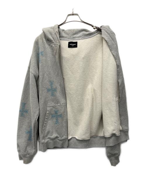 unknown（アンノウン）unknown (アンノウン) ジップパーカー グレー サイズ:Lの古着・服飾アイテム