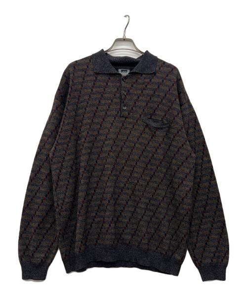 rodes（ローズ）rodes (ローズ) 薄手ニット ブラウン サイズ:XXLの古着・服飾アイテム