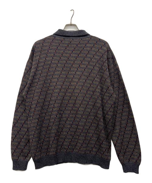 rodes（ローズ）rodes (ローズ) 薄手ニット ブラウン サイズ:XXLの古着・服飾アイテム