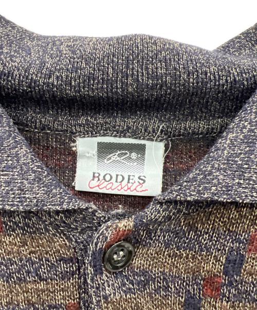 rodes（ローズ）rodes (ローズ) 薄手ニット ブラウン サイズ:XXLの古着・服飾アイテム