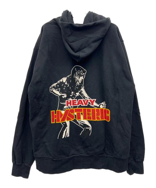 Hysteric Glamour（ヒステリックグラマー）Hysteric Glamour (ヒステリックグラマー) ジップパーカー ブラック サイズ:XLの古着・服飾アイテム