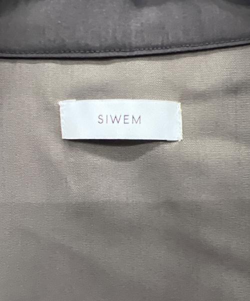 SIWEM（シウム）SIWEM (シウム) タイプライターブルゾン ブラウン サイズ:FREEの古着・服飾アイテム