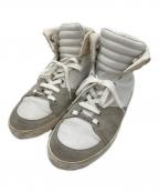 DIOR HOMMEディオール オム）の古着「ハイカットスニーカー」｜ホワイト×グレー