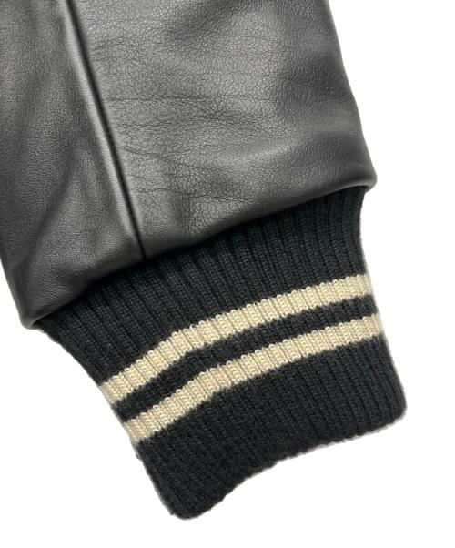 whitesville（ホワイツビル）whitesville (ホワイツビル) スタジャン ブラック サイズ:40の古着・服飾アイテム