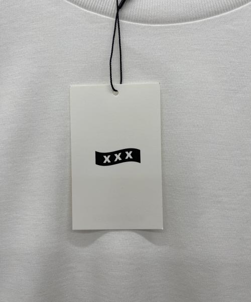GOD SELECTION XXX（ゴッドセレクショントリプルエックス）GOD SELECTION XXX (ゴッドセレクショントリプルエックス) Tシャツ ホワイト サイズ:L 未使用品の古着・服飾アイテム
