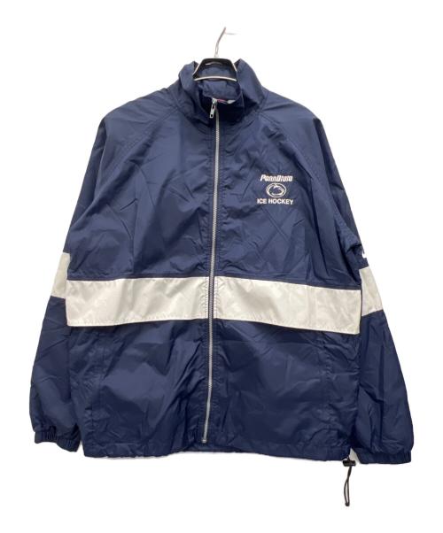 NIKE（ナイキ）NIKE (ナイキ) PENN STATE　ナイロンジャケット ネイビー×ホワイト サイズ:Ⅼの古着・服飾アイテム