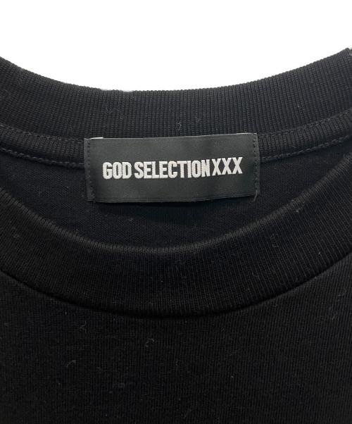 GOD SELECTION XXX（ゴッドセレクショントリプルエックス）GOD SELECTION XXX (ゴッドセレクショントリプルエックス) Tシャツ ブラック サイズ:Lの古着・服飾アイテム