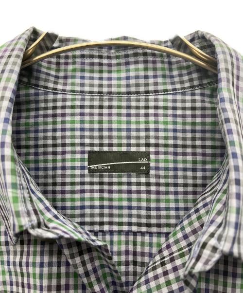 LAD MUSICIAN（ラッドミュージシャン）LAD MUSICIAN (ラッドミュージシャン) 長袖シャツ ブルー サイズ:44の古着・服飾アイテム