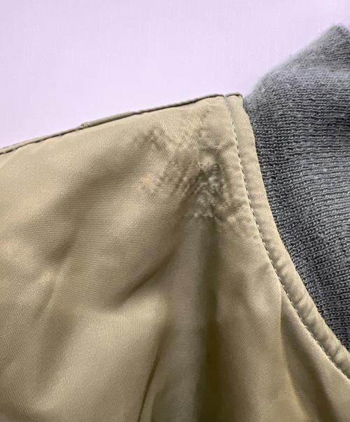 stussy（ステューシー）stussy (ステューシー) ALPHA (アルファ) MA-1ジャケット カーキ サイズ:Mの古着・服飾アイテム