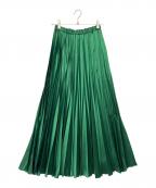 UN3D.アンスリード）の古着「ロングスカート」｜グリーン