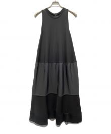 UN3D.（アンスリード）の古着「ノースリーブワンピース」｜ブラック