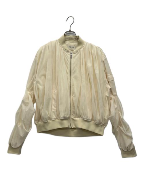 THE TOE（ザ・トゥー）THE TOE (ザ・トゥー) チュールブルゾン アイボリー サイズ:FREEの古着・服飾アイテム