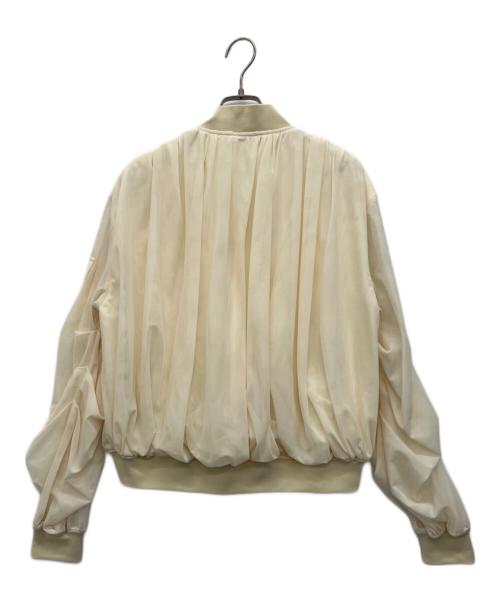 THE TOE（ザ・トゥー）THE TOE (ザ・トゥー) チュールブルゾン アイボリー サイズ:FREEの古着・服飾アイテム