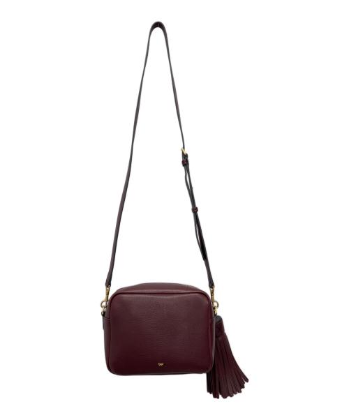 ANYA HINDMARCH（アニヤ・ハインドマーチ）ANYA HINDMARCH (アニヤハインドマーチ) ショルダーバッグ ブラウンの古着・服飾アイテム