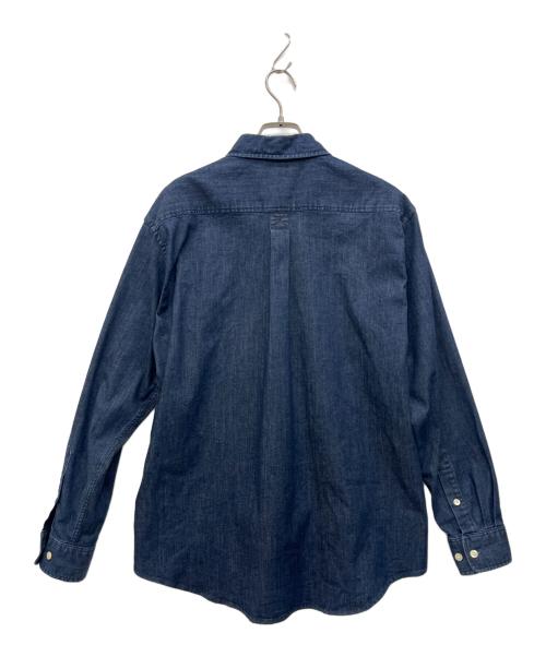 LACOSTE（ラコステ）LACOSTE (ラコステ) グラフィックデニムシャツ ブルー サイズ:39の古着・服飾アイテム