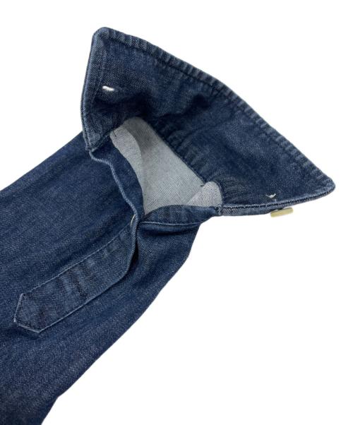 LACOSTE（ラコステ）LACOSTE (ラコステ) グラフィックデニムシャツ ブルー サイズ:39の古着・服飾アイテム