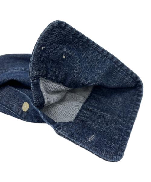 LACOSTE（ラコステ）LACOSTE (ラコステ) グラフィックデニムシャツ ブルー サイズ:39の古着・服飾アイテム