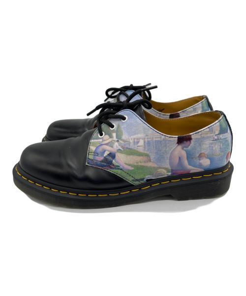 Dr.Martens（ドクターマーチン）Dr.Martens (ドクターマーチン) THE NATIONAL GALLERY (ナショナル・ギャラリー) 3ホールシューズ ブラック サイズ:UK8の古着・服飾アイテム