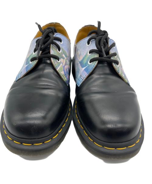 Dr.Martens（ドクターマーチン）Dr.Martens (ドクターマーチン) THE NATIONAL GALLERY (ナショナル・ギャラリー) 3ホールシューズ ブラック サイズ:UK8の古着・服飾アイテム