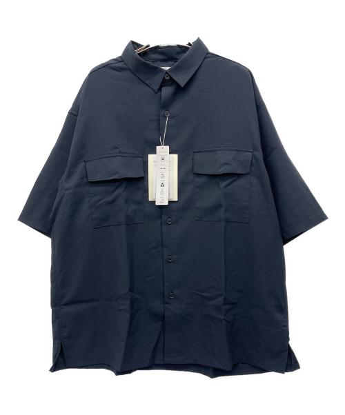 THE SHOP TK（ザショップティーケー）THE SHOP TK (ザショップティーケー) 半袖シャツ ネイビー サイズ:XL 未使用品の古着・服飾アイテム