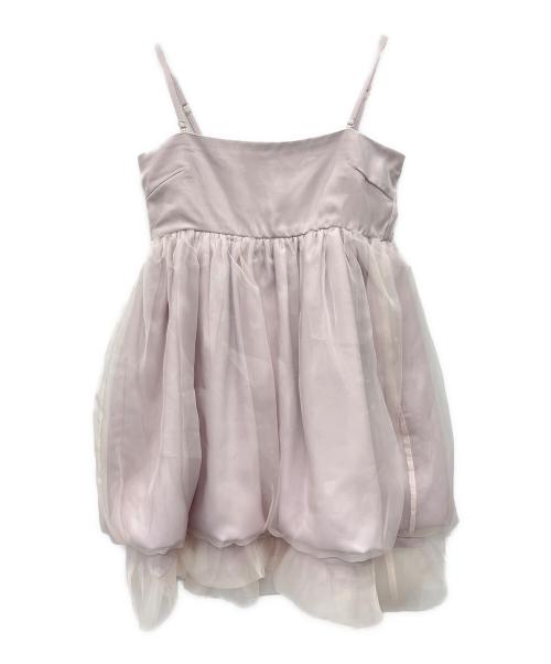 eimy istoire（エイミーイストワール）eimy istoire (エイミーイストワール) シアーバルーンミニワンピース ピンク サイズ:Sの古着・服飾アイテム