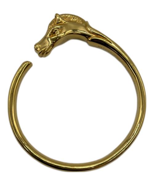 HERMES（エルメス）HERMES (エルメス) シュバルホースオープンバングルの古着・服飾アイテム