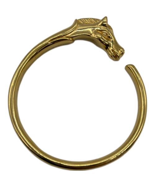 HERMES（エルメス）HERMES (エルメス) シュバルホースオープンバングルの古着・服飾アイテム