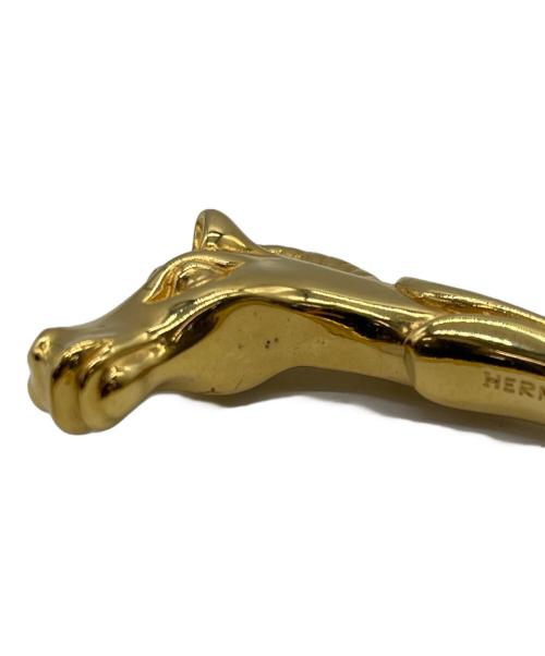 HERMES（エルメス）HERMES (エルメス) シュバルホースオープンバングルの古着・服飾アイテム