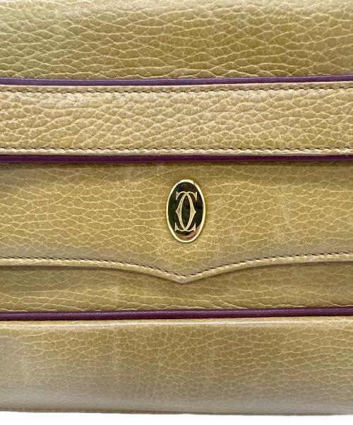 Cartier（カルティエ）Cartier (カルティエ) クラッチバッグ 	マストライン カーキの古着・服飾アイテム