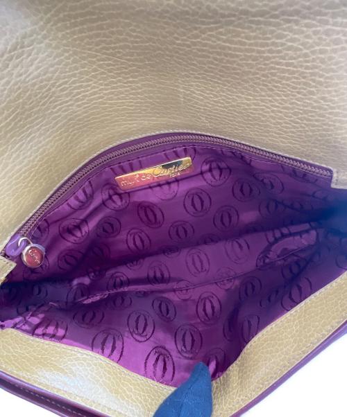 Cartier（カルティエ）Cartier (カルティエ) クラッチバッグ 	マストライン カーキの古着・服飾アイテム